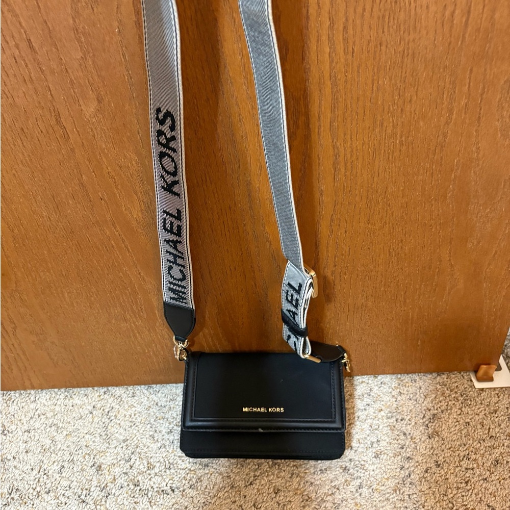 COPY - Not sold yet Michael Kors Black and Gray Crossbody Bag